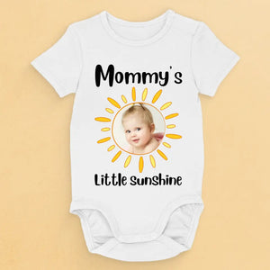 Photo personnalisée Petit Soleil - Body bébé personnalisé pour toute la famille - Cadeau de naissance, cadeau pour la première maman