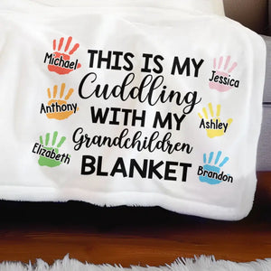 Considérez cette couverture comme un câlin - Couverture personnalisée pour la famille - Cadeau pour grand-mère