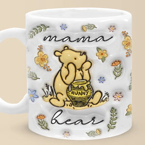 La maternité a un effet très humanisant - Mug personnalisé 3D à effet gonflé pour la famille - Cadeau pour la fête des mères, maman, grand-mère