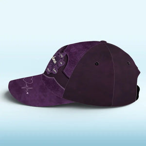 La meilleure maman promue grand-mère - Chapeau personnalisé familial, casquette classique à imprimé intégral - Cadeau pour maman et grand-mère
