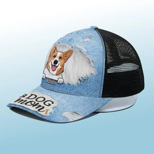 La vie serait dure sans toi ! Casquette de baseball personnalisée avec dos en maille, casquette de camionneur, cadeau pour propriétaires et amoureux des animaux.