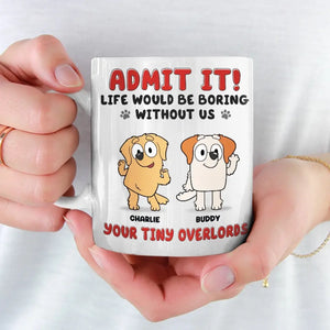 Les bisous du chiot arrangent tout ! Mug personnalisé pour chien ! Cadeau pour les propriétaires et les amoureux des animaux