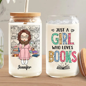 Les livres sont une magie portable unique - Tasse en verre personnalisée, tasse à café glacé - Cadeau pour les amoureux des livres