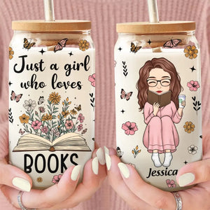 Encore un chapitre ! Tasse en verre personnalisée, tasse à café glacé ! Cadeau pour les amoureux des livres