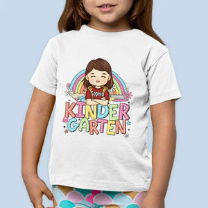 Niveau scolaire déverrouillé - T-shirt enfant personnalisé - Cadeau de rentrée scolaire pour enfant