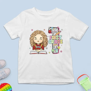 Bonjour l'école - T-shirt enfant personnalisé - Cadeau de rentrée scolaire