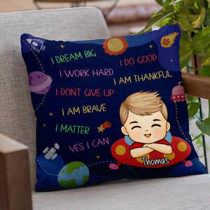 Rentrée scolaire : un look cool ! - Coussin personnalisé - Cadeau pour enfant, rentrée scolaire