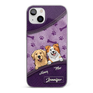 Les chiens nous ont tout donné ! Coque de téléphone transparente personnalisée pour chien ! Cadeau pour les propriétaires et les amoureux des animaux.