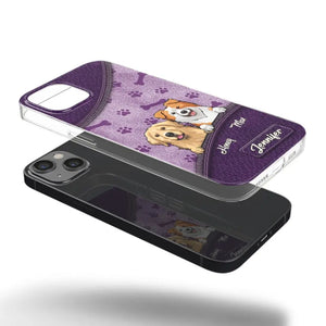 Les chiens nous ont tout donné ! Coque de téléphone transparente personnalisée pour chien ! Cadeau pour les propriétaires et les amoureux des animaux.