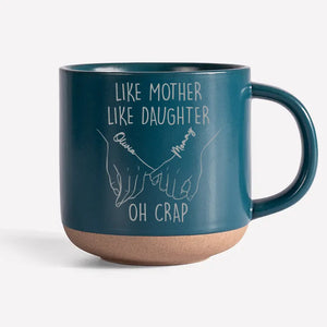 Telle mère, telle fille - Tasse en céramique personnalisée pour la famille - Cadeau pour maman, grand-mère