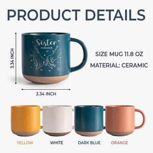 Meilleure amie pour toujours - Mug personnalisé en céramique - Cadeau pour meilleures amies, meilleures amies, sœurs