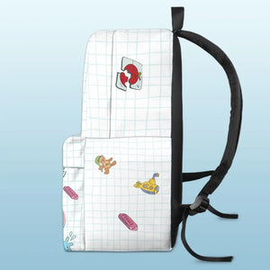 Je suis aimé - Sac à dos personnalisé pour enfant - Cadeau de rentrée scolaire pour enfant