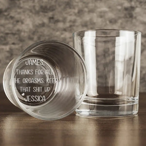 Votre sourire me fait sourire - Verre à whisky personnalisé pour couple - Cadeau pour mari et femme, anniversaire