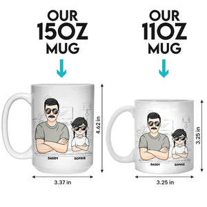 De la raison pour laquelle vous avez besoin de caféine - Tasse personnalisée familiale - Cadeau pour papa, grand-père