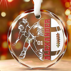 Faisons de ce mois de décembre un moment inoubliable - Décoration de Noël en verre personnalisée - Cadeau pour les amateurs de sport et les sportifs