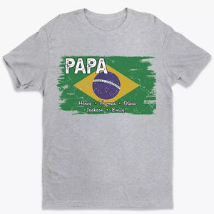 L'amour d'un père est éternel et inconditionnel - T-shirt unisexe personnalisé pour la famille, sweat à capuche, sweat-shirt - Fête des pères, cadeau pour papa, grand-père