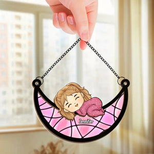 Petites mains, grands rêves, chéris pour toujours - Attrape-soleil personnalisé à suspendre à la fenêtre - Cadeau de Noël pour bébé, enfant, nouveau-né