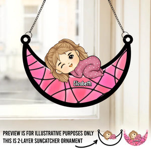 Petites mains, grands rêves, chéris pour toujours - Attrape-soleil personnalisé à suspendre à la fenêtre - Cadeau de Noël pour bébé, enfant, nouveau-né