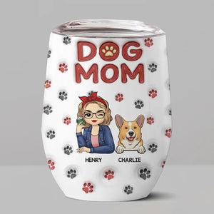 Le meilleur thérapeute a de la fourrure et quatre pattes - Gobelet personnalisé avec effet gonflable 3D pour chien et chat - Cadeau pour propriétaires et amoureux des animaux