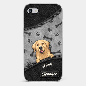 Les chiens nous ont tout donné ! Coque de téléphone transparente personnalisée pour chien ! Cadeau pour les propriétaires et les amoureux des animaux.