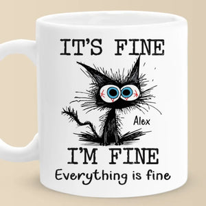 Je vais bien, je découvre juste les choses - Tasse personnalisée pour ami - Cadeau de Noël pour meilleurs amis, sœurs, membres de la famille, collègues