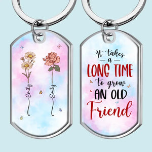 Porte-clés personnalisé « BFF » pour toujours ! Cadeau idéal pour les meilleures amies, les meilleures amies et les sœurs.