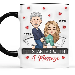 My Favorite Thing To Do Is You - Couple Personalized Custom 3D Inflated Effect Printed Accent Mug - Gift For Husband Wife, Anniversary