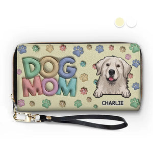 Paws And Love Make Everything Better - Dog & Cat Personalized Custom 3D Inflated Effect Printed Leather Long Wallet - Gift For Pet Owners, Pet Lovers