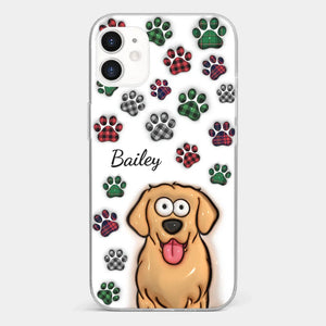 Life Would Be Ruff Without You - Dog & Cat Personalized Custom 3D Inflated Effect Printed Clear Phone Case - Gift For Pet Owners, Pet Lovers