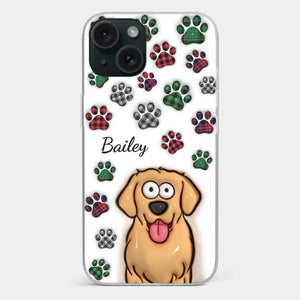 Life Would Be Ruff Without You - Dog & Cat Personalized Custom 3D Inflated Effect Printed Clear Phone Case - Gift For Pet Owners, Pet Lovers