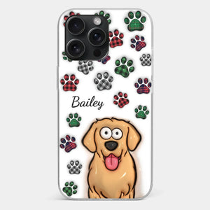Life Would Be Ruff Without You - Dog & Cat Personalized Custom 3D Inflated Effect Printed Clear Phone Case - Gift For Pet Owners, Pet Lovers