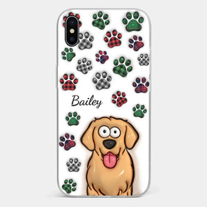 Life Would Be Ruff Without You - Dog & Cat Personalized Custom 3D Inflated Effect Printed Clear Phone Case - Gift For Pet Owners, Pet Lovers