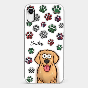 Life Would Be Ruff Without You - Dog & Cat Personalized Custom 3D Inflated Effect Printed Clear Phone Case - Gift For Pet Owners, Pet Lovers