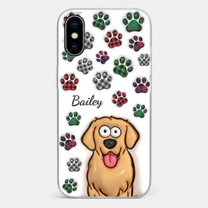 Life Would Be Ruff Without You - Dog & Cat Personalized Custom 3D Inflated Effect Printed Clear Phone Case - Gift For Pet Owners, Pet Lovers