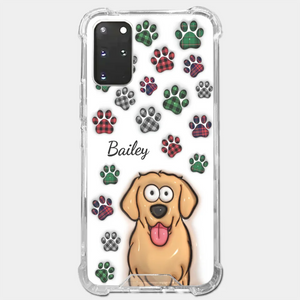 Life Would Be Ruff Without You - Dog & Cat Personalized Custom 3D Inflated Effect Printed Clear Phone Case - Gift For Pet Owners, Pet Lovers