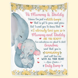 Notre premier miracle, notre amour éternel - Couverture personnalisée pour la famille - Cadeau pour la fête des mères, baby shower, première maman