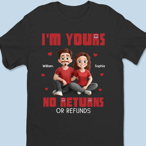 Stuck With Me Forever - Couple Personalized Custom Unisex T-shirt, Premium T-shirt, Hoodie - Gift For Husband Wife, Anniversary