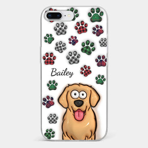 Life Would Be Ruff Without You - Dog & Cat Personalized Custom 3D Inflated Effect Printed Clear Phone Case - Gift For Pet Owners, Pet Lovers