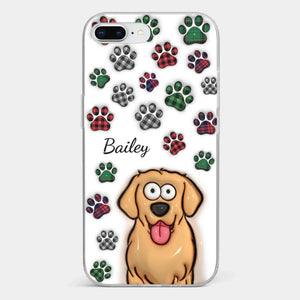 Life Would Be Ruff Without You - Dog & Cat Personalized Custom 3D Inflated Effect Printed Clear Phone Case - Gift For Pet Owners, Pet Lovers