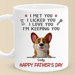 Tasse personnalisée « Life's Adventure Buddy » pour chien – Cadeau pour la fête des pères, pour les propriétaires d'animaux et les amoureux des animaux