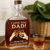 « Cheers To The Chaos I Bring » – Bouteille de whisky pour chiens et chats – Cadeau pour propriétaires et amoureux des animaux