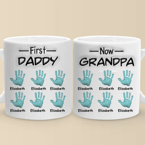 De papa à grand-père - Mug personnalisé en 3D avec effet gonflé - Cadeau pour la fête des pères, papa et grand-père