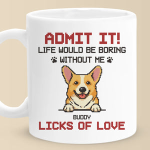 Custom Mug - Personalized Birthday Gifts For Dog Lovers, Dog Dad And Mom - Best Drinking Buddies