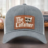 Leather Patch Hat - Birthday Gifts For Cat Lovers, Cat Dad - The Catfather