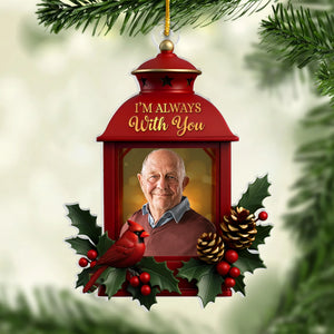 Custom Photo Acrylic Ornament - Personalized Christmas Memorial Sympathy Gifts For Loss Of Mom, Dad - Your Light Still Shines
