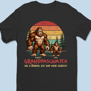 Grand pied, grand cœur - T-shirt unisexe personnalisé pour la famille, t-shirt premium, sweat à capuche - Cadeau pour la fête des pères, papa, grand-père