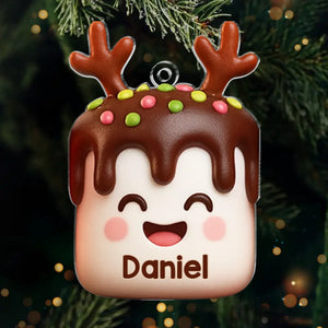 Custom Acrylic Ornament - Personalized Christmas Birthday Gifts For Mom, Dad, Brother, Sister, Kids - Joy Shines Within
