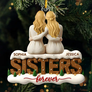 Custom Acrylic Ornament - Personalized Best Friend Christmas Birthday Gifts For Women, Besties, Sisters, BFF - You Make Every Day Magic