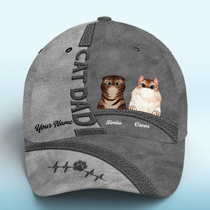 La vie est meilleure avec un chien gris - Casquette personnalisée pour chien, casquette classique à imprimé intégral - Nouveauté, cadeau pour les propriétaires et les amoureux des animaux