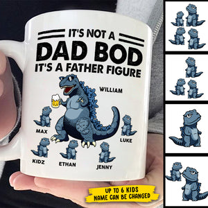 It's A Father Figure, Not A Dad Bod - Gift For Dad - Personalized Mug.